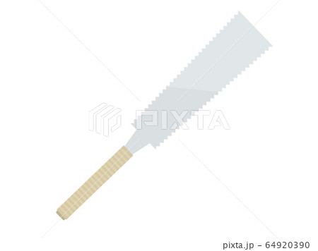 ノコギリのイラストのイラスト素材