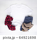 Christmas shirt mockup - white tshirt with buffalo 64921698