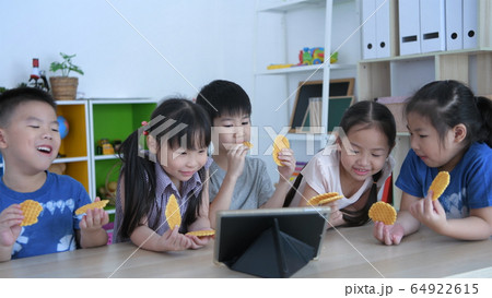 Educational concepts. Children are interested in 64922615