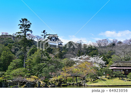 玄宮園　国宝　天守閣　臨池閣　 64923056