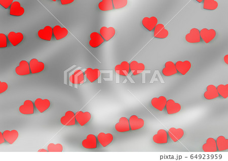 A lot of red hearts on grey background. A lot of red hearts on grey background. 64923959