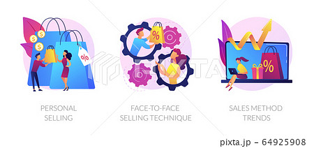 Personalized selling vector concept metaphors 64925908