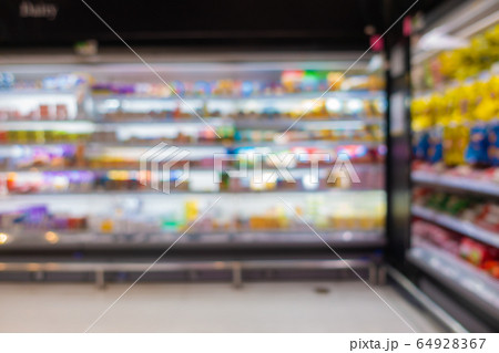 Abstract blur and defocus shopping mall in department store interior 64928367