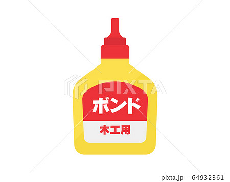 木工用ボンドのイラストのイラスト素材