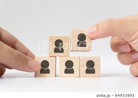 Human resource management and recruitment business concept 64933993