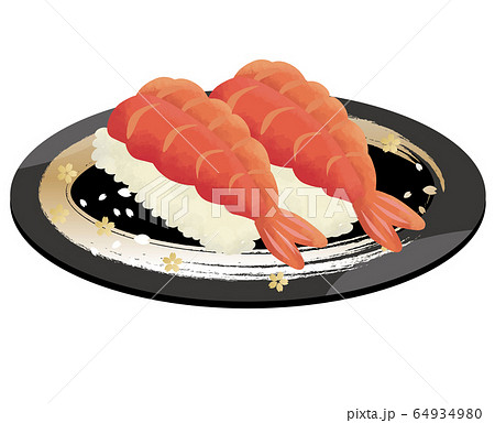 お寿司 出前 デリバリー 寿司屋 日本食 板前 持ち帰り お土産 生物 お刺身 切り身 新鮮 しゃりのイラスト素材