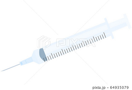 注射器のイメージイラストのイラスト素材