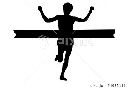 スポーツシルエット陸上3 スポーツシルエット陸上3 64935111