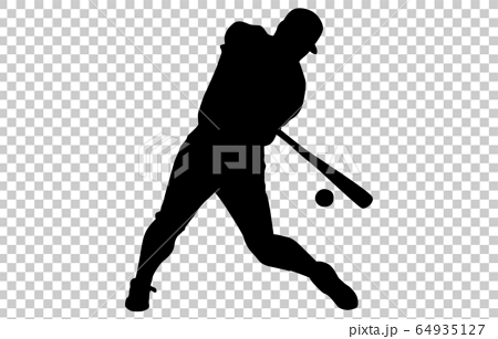 Sport Silhouette Baseball 10 Stock Illustration
