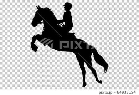 運動剪影馬術4 64935154