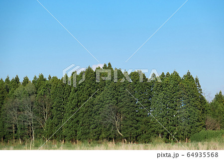 建築パース図の背景の写真素材