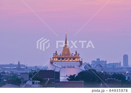 The Golden Mount(Wat Saket) in Bangkok, Thailand The Golden Mount(Wat Saket) in Bangkok, Thailand 64935978