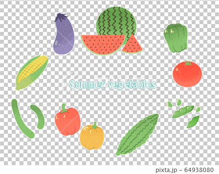 Assorted summer vegetables Assorted summer vegetables 64938080
