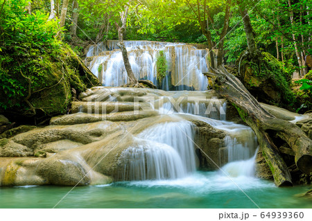 Waterfall level 2, Erawan National Park, 64939360