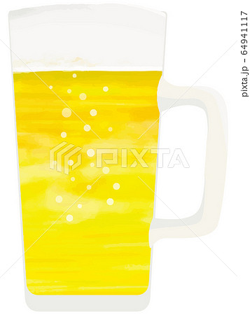 おしゃれな飲み物 ビール イラスト のイラスト素材