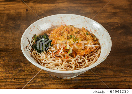 うちたて新そば Newly made raw soba Japanese foods 64941259