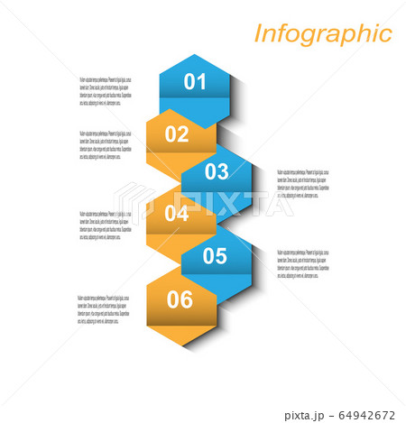Info-graphic design template. Idea to display ranking and statistics. 64942672