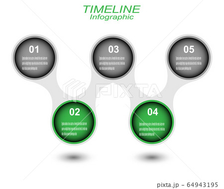Business Time line Infographics Design 64943195