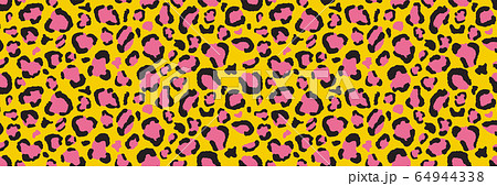 豹柄パターン シームレス 豹柄パターン シームレス 64944338