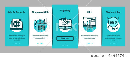 Inbound Marketing Onboarding Elements Icons Set Vector Inbound Marketing Onboarding Elements Icons Set Vector 64945744