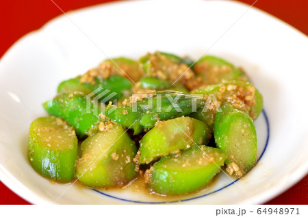 アスパラガスの胡麻和え 64948971