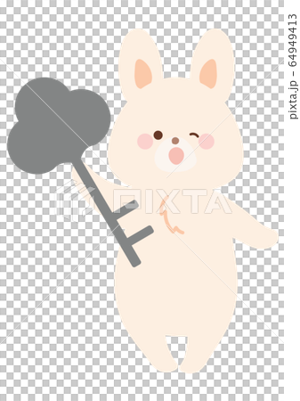 Rabbit with a key Rabbit with a key 64949413