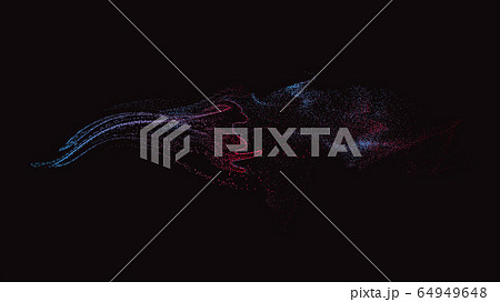 Abstract spray dust particles spread background 64949648