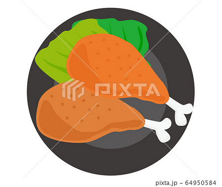 鶏肉　チキン　もも肉　ローストチキン　 64950584