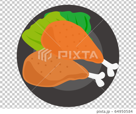 鶏肉　チキン　もも肉　ローストチキン　 64950584