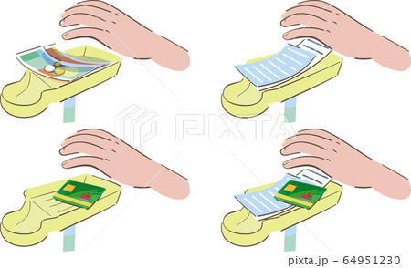 コイントレイ　イラスト 64951230