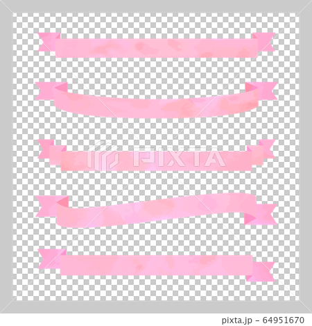 Obi ribbon pink (vector version) - Stock Illustration [64951670] - PIXTA
