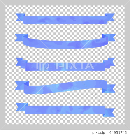 Obi ribbon blue (vector version) - Stock Illustration [64951743] - PIXTA
