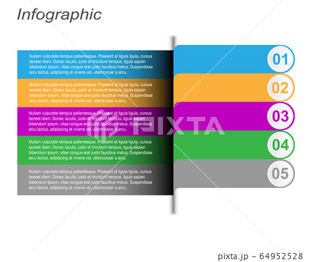 Modern Design Template, can be used for info-graphics, banners for web layout. 64952528
