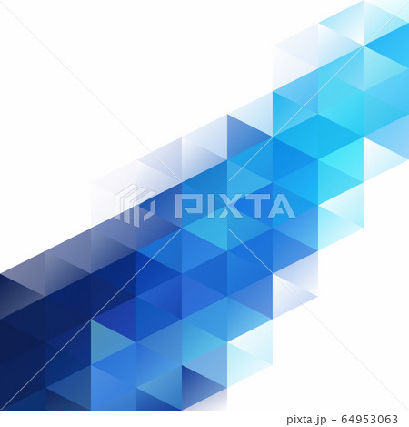Blue Grid Mosaic Background, Creative Design 64953063