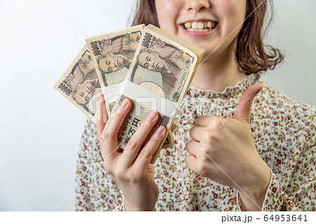 【札束　大金】 64953641