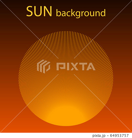 art sun background. tattoo template or logo with 64953757