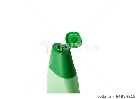 Open plastic bottle for household chemicals or personal care. Open plastic bottle for household chemicals or personal care. 64954819