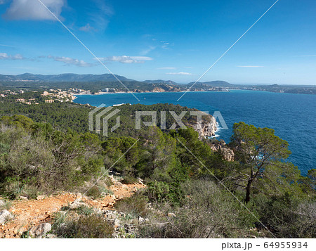 South wes trail around Majorca island. Sa Llobassa South wes trail around Majorca island. Sa Llobassa 64955934