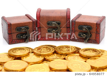 宝箱 金貨 宝箱 金貨 64958077
