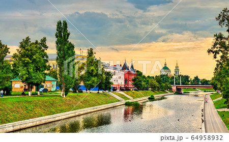 The Orlik River in Oryol, Russia The Orlik River in Oryol, Russia 64958932