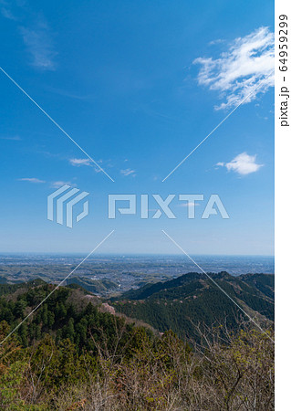 景信山山頂からの景色（奥高尾） 64959299