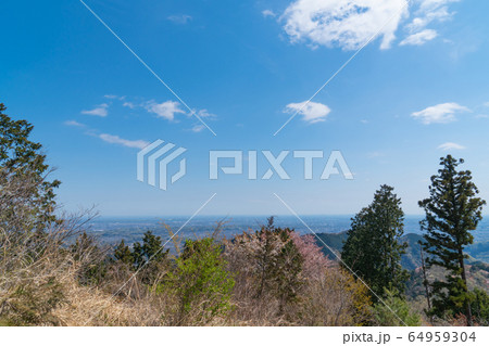 景信山山頂からの景色（奥高尾） 64959304