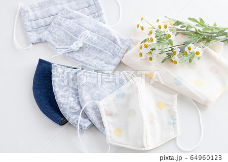 手芸　手作り布マスク 64960123