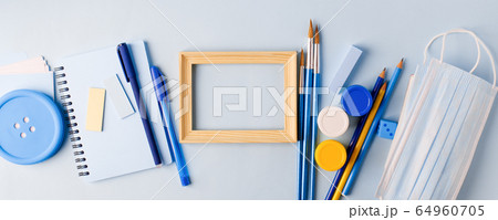 Concept of self quarantine at home. Preventative Concept of self quarantine at home. Preventative 64960705