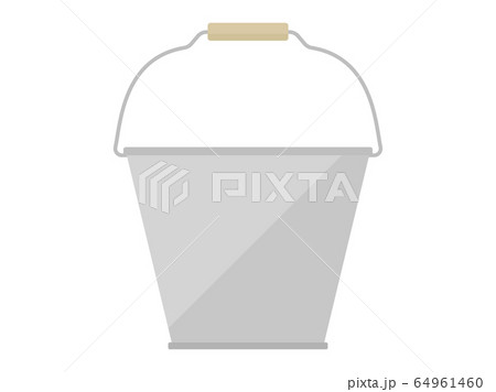 鉄製のバケツのイラスト 64961460