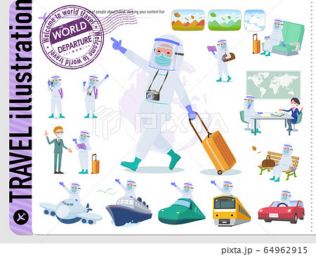 flat type Protective clothing man_travel 64962915