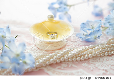 ウエディング　婚約指輪 64966303