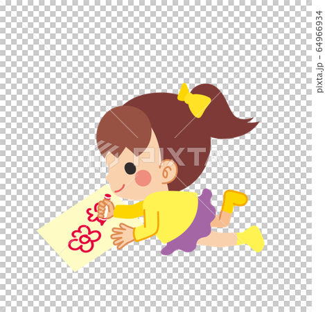 小女孩繪圖 64966934