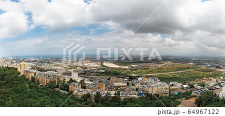 spring panorama of the Haifa spring panorama of the Haifa 64967122
