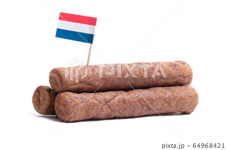 Three frikadellen, a Dutch fast food snack 64968421